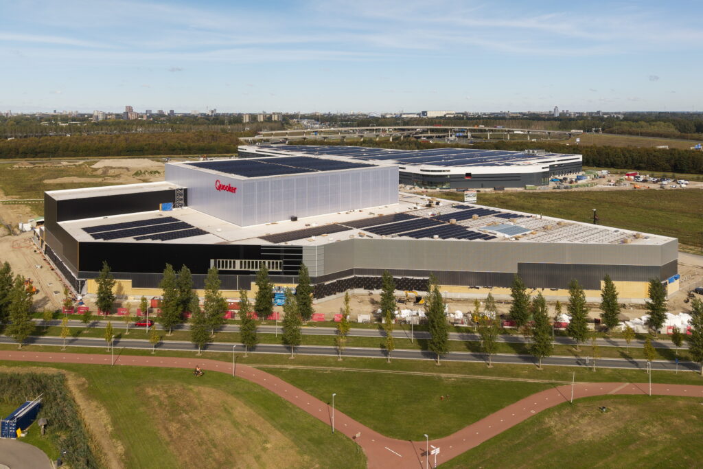 Luchtfoto van bedrijventerrein Nieuw Reijerwaard
