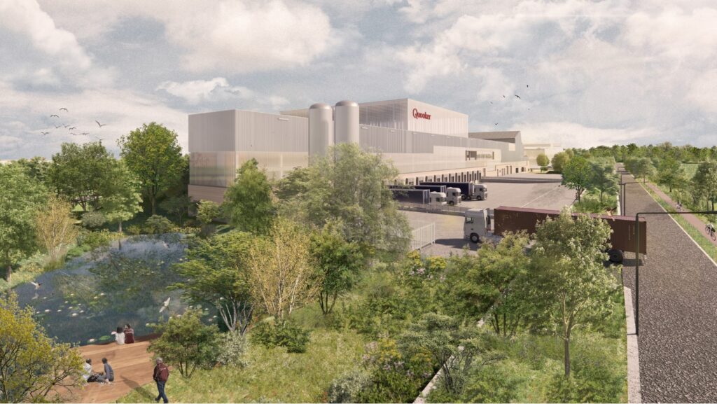 Impressie van de voltooide nieuwe locatie van Quooker