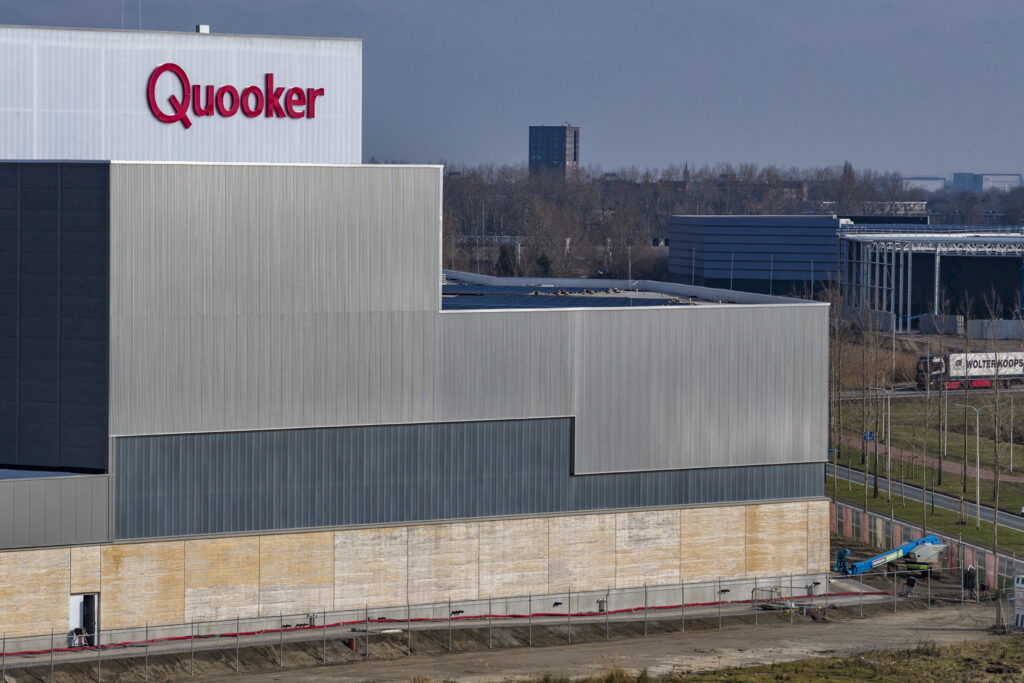De nieuwbouw van Quooker met kalkhennep gevel