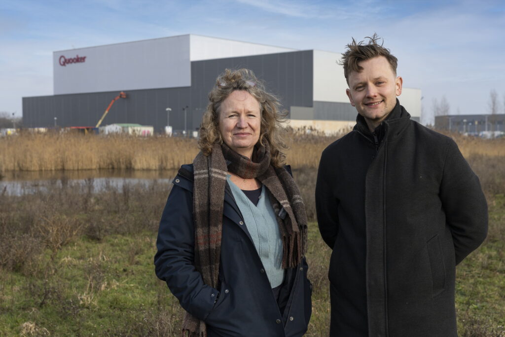 Kirsten van den Berg en Robbin Loois van Quooker