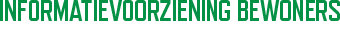 informatievoorziening bewoners