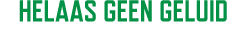 Helaas geen geluid